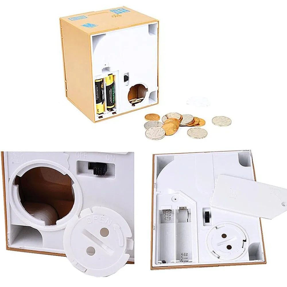Vibe Geeks Creative Stealing Coins Panda Piggy Bank